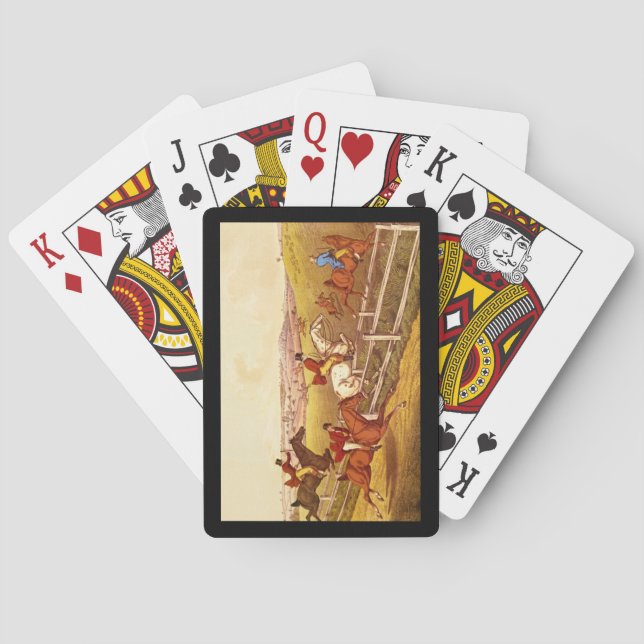 Baralho Fox Hunting', Henry Alken_Engravings (Verso)