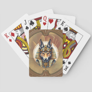 Baralho Fox Retrato de Steampunk Anubis