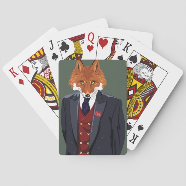 Baralho Foxy Portrait (Verso)