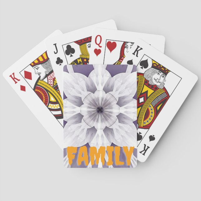Baralho Fractal | Zazzle_Growth. (Verso)