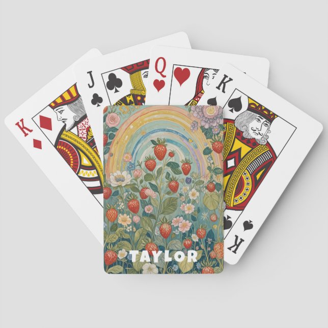 Baralho Fragmento de Morango Whimsical (Verso)