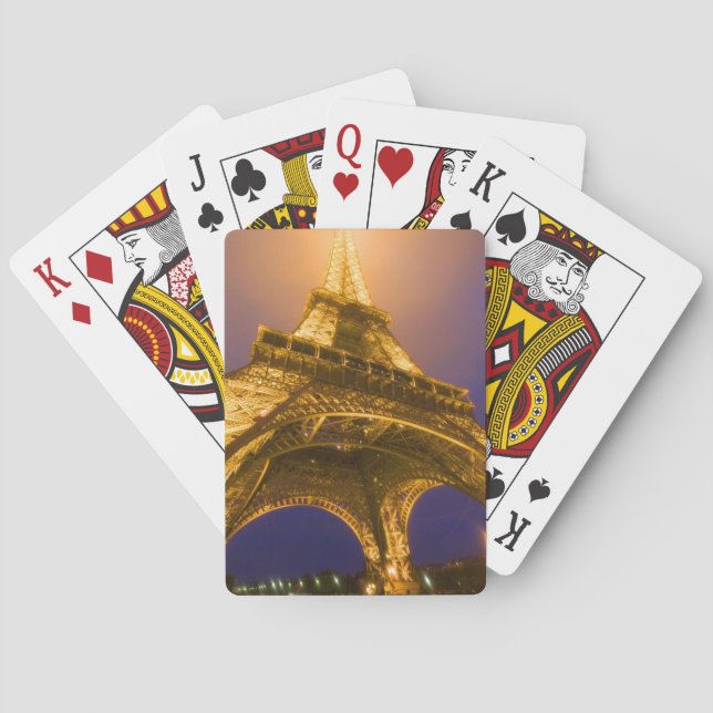 Baralho França, Paris. Olhando para cima a partir da base  (Verso)