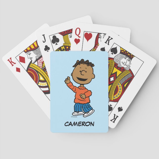 Baralho Franklin | Adicione O Seu Nome Às Placas De Reprod (Verso)