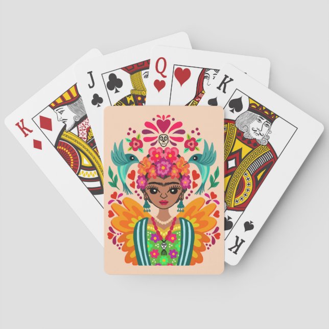 Baralho Frida Kahlo Playing Cards (Verso)