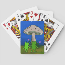 Baralho Frog Friends Couple Whimsical Cute Playing Cards