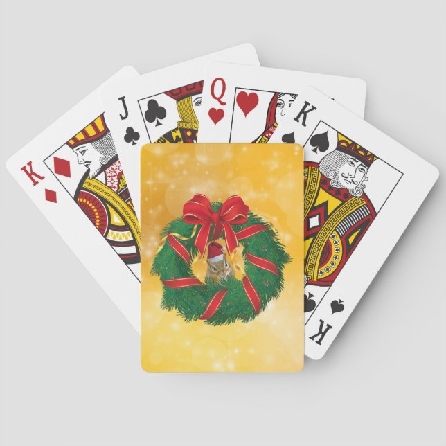 Baralho Frota de Natal de Chips Bonitos (Verso)