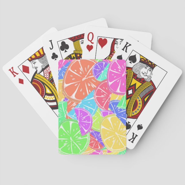 Baralho Fruity Tutti Colorful Frutas Fatias (Verso)