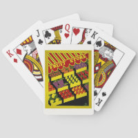 Fruta Store - Poster WPA de Vintage Amarelo brilha