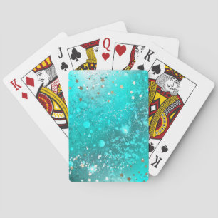 Baralho Fundo do Mint Turquoise Foil