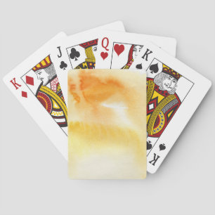 Baralho Fundo pintado mão 5 da aguarela abstrata