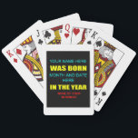 Baralho Funny birthday<br><div class="desc">great gift idea to commemorate your birthday,  funny birthday playing cards</div>