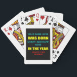 Baralho Funny birthday<br><div class="desc">great gift idea to commemorate your birthday,  funny birthday playing cards</div>