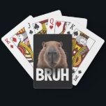 Baralho Funny Capybara Bruh<br><div class="desc">Funny Capybara Bruh</div>
