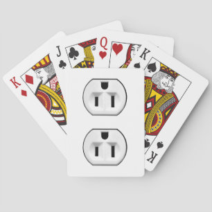 Baralho Funny Custom Playing Cards Electrical Outlet