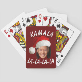 Baralho Funny Kamala Harris Face Papai Noel Natal