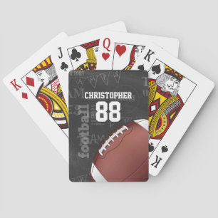 Baralho Futebol americano personalizado do quadro