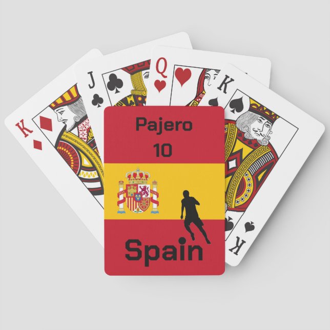 Baralho Futebol espanhol personalizável (Verso)