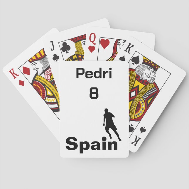 Baralho Futebol espanhol personalizável (Verso)
