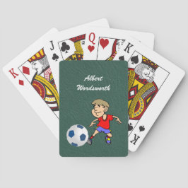 Baralho Futebol - Imagem do jogador e bola - Personalizar