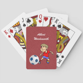Baralho Futebol - Imagem do jogador e bola - Personalizar