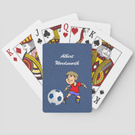 Baralho Futebol - Imagem do jogador e bola - Personalizar