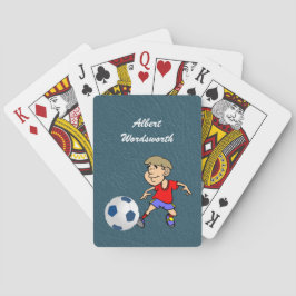 Baralho Futebol - Imagem do jogador e bola - Personalizar