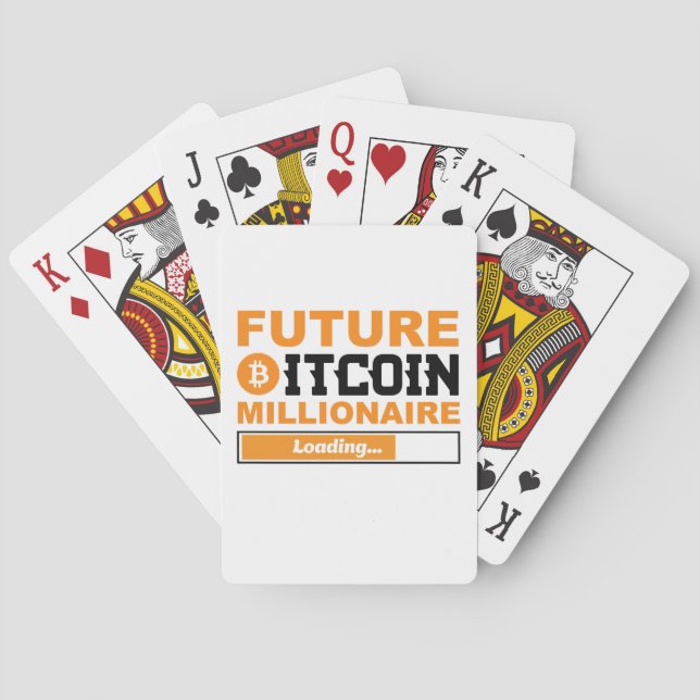 Baralho Futuro Milionário Humor Bitcoin Criptomoeda (Verso)