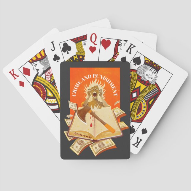 Baralho Fyodor Dostoevsky, Crime e Punição (Verso)