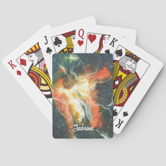 Baralho Galáxia Celestial Personalizada (Verso)