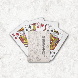 Baralho Galáxia de Exploração do Espaço Personalização Uni