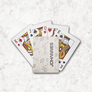 Baralho Galáxia de Exploração do Espaço Personalização Uni