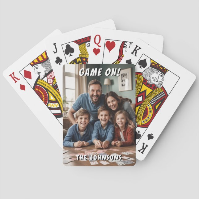 Baralho Game On Family Photo (Verso)