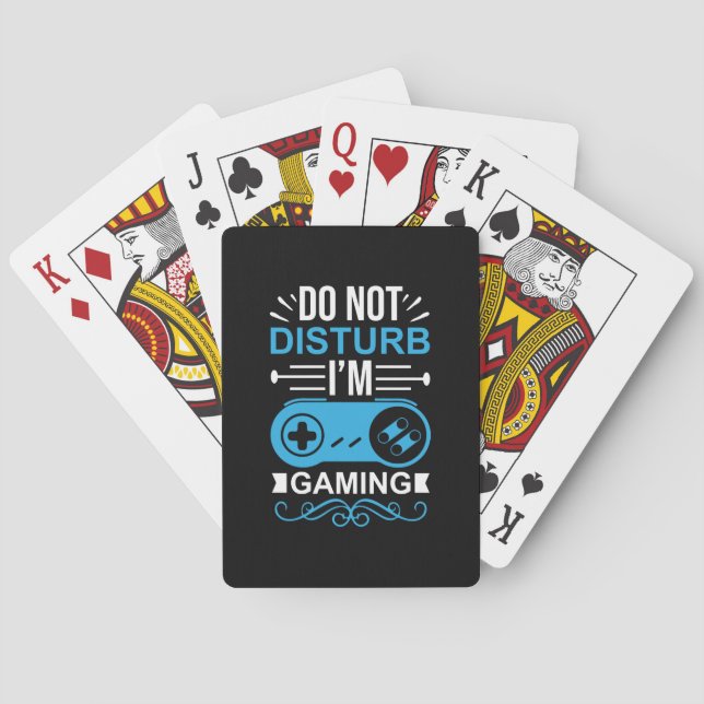 Baralho Gamer Gift I Am Gaming (Verso)