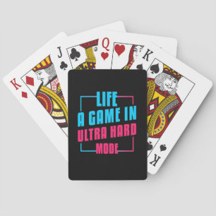 Baralho Gamer Gift   Life A Game Em Modo Ultra-Duro