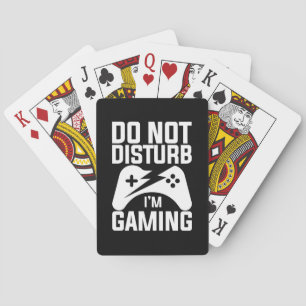 Baralho Gamer Gift   Não Incomodar Estou Jogando