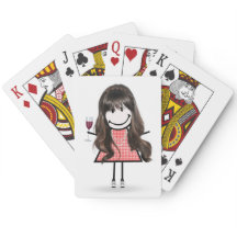 Garota com Vidro de Vinho