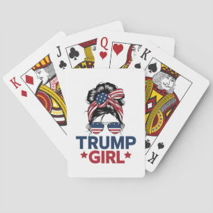 Baralho Garota Trump Coque Desgrenhado Trump Eleição 2024