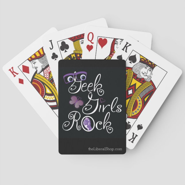 Baralho Garotas Geek Rock (Verso)
