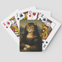 Baralho Gata Mona Lisa Paródia Arte Renascentista