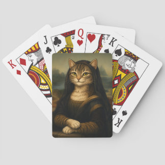 Baralho Gata Mona Lisa Paródia Arte Renascentista