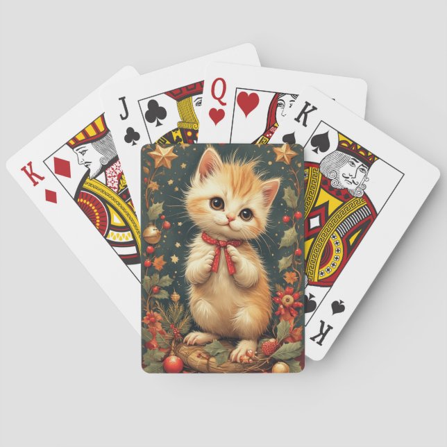 Baralho Gatinho Fofinho de Férias  (Verso)