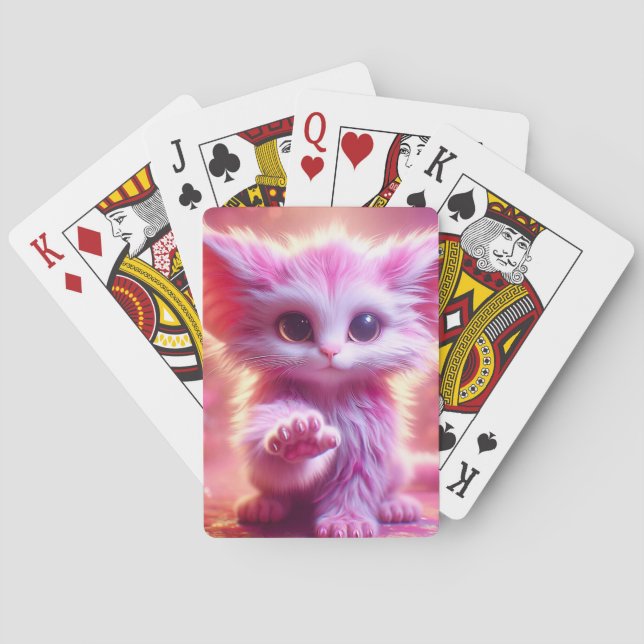 Baralho Gatinho Rosa (Verso)