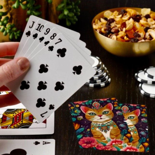 Baralho Gato Adornado Coroado (Add fun to family time—these playing cards make a great little Mother’s Day surprise.
)