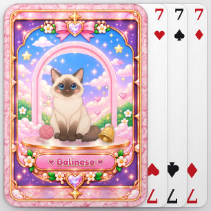 Baralho Gato Balinês, Arte Kawaii