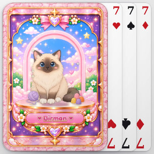 Baralho Gato Birmanês, Arte Kawaii