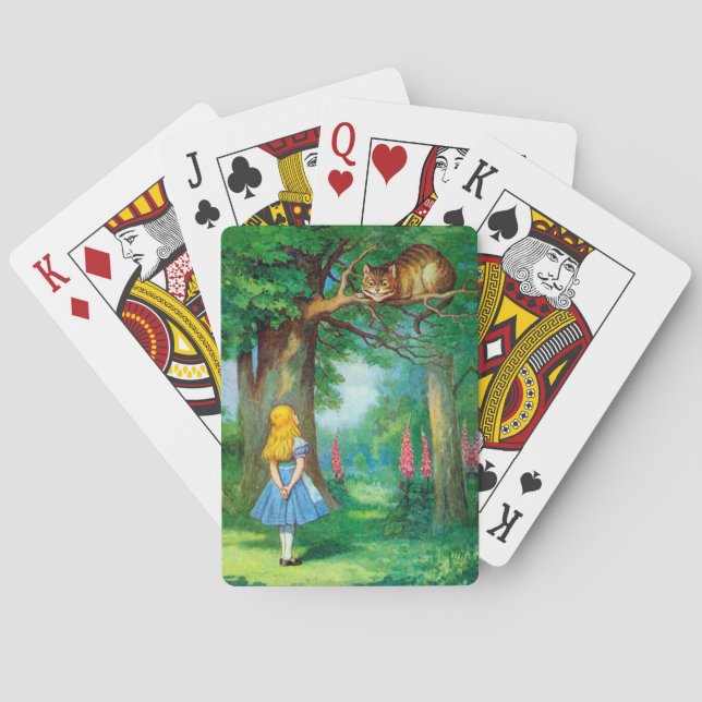 Baralho Gato de Cheshire (Verso)