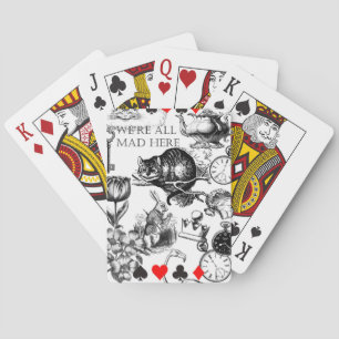 Baralho Gato de Cheshire clássico alice no país das maravi