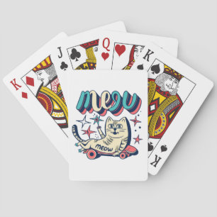 Baralho Gato De Patinação