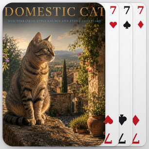 Baralho Gato Doméstico Jardim Pátio ANIMAIS Pôquer