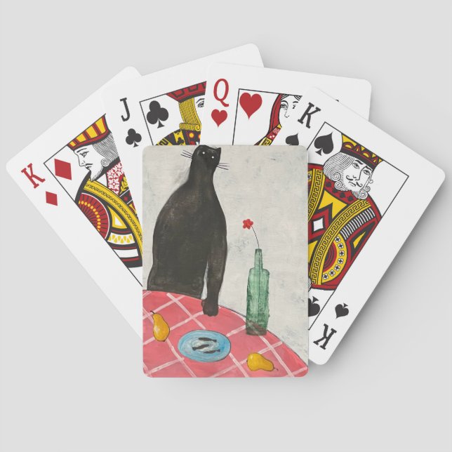 Baralho Gato e peixe (Verso)